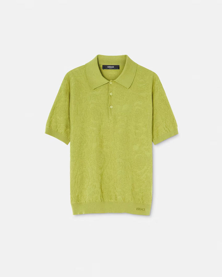 Versace BAROCCO KNIT POLO SHIRT
