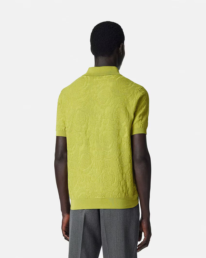 Versace BAROCCO KNIT POLO SHIRT