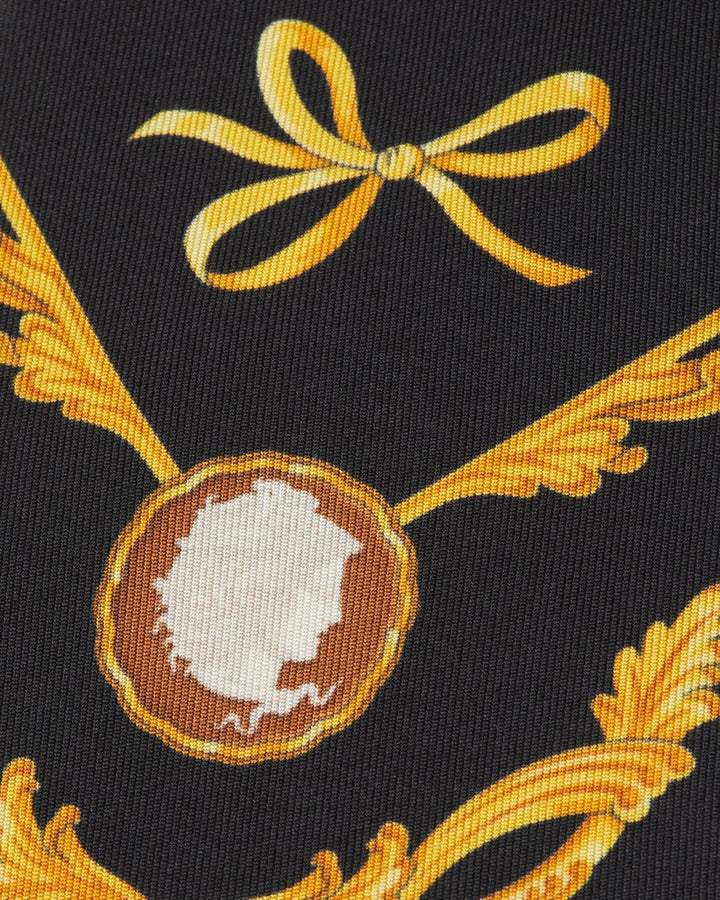 VERSACE CAMEO SILK TIE
