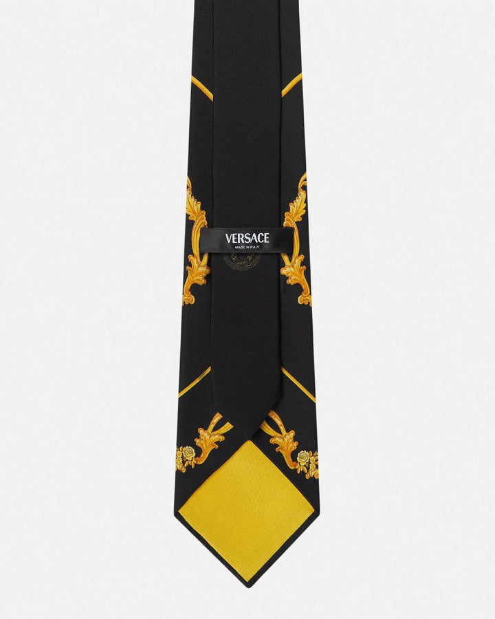 VERSACE CAMEO SILK TIE