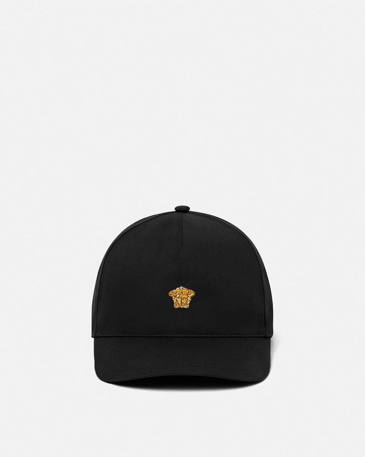 VERSACE EMBROIDERED MEDUSA BASEBALL CAP