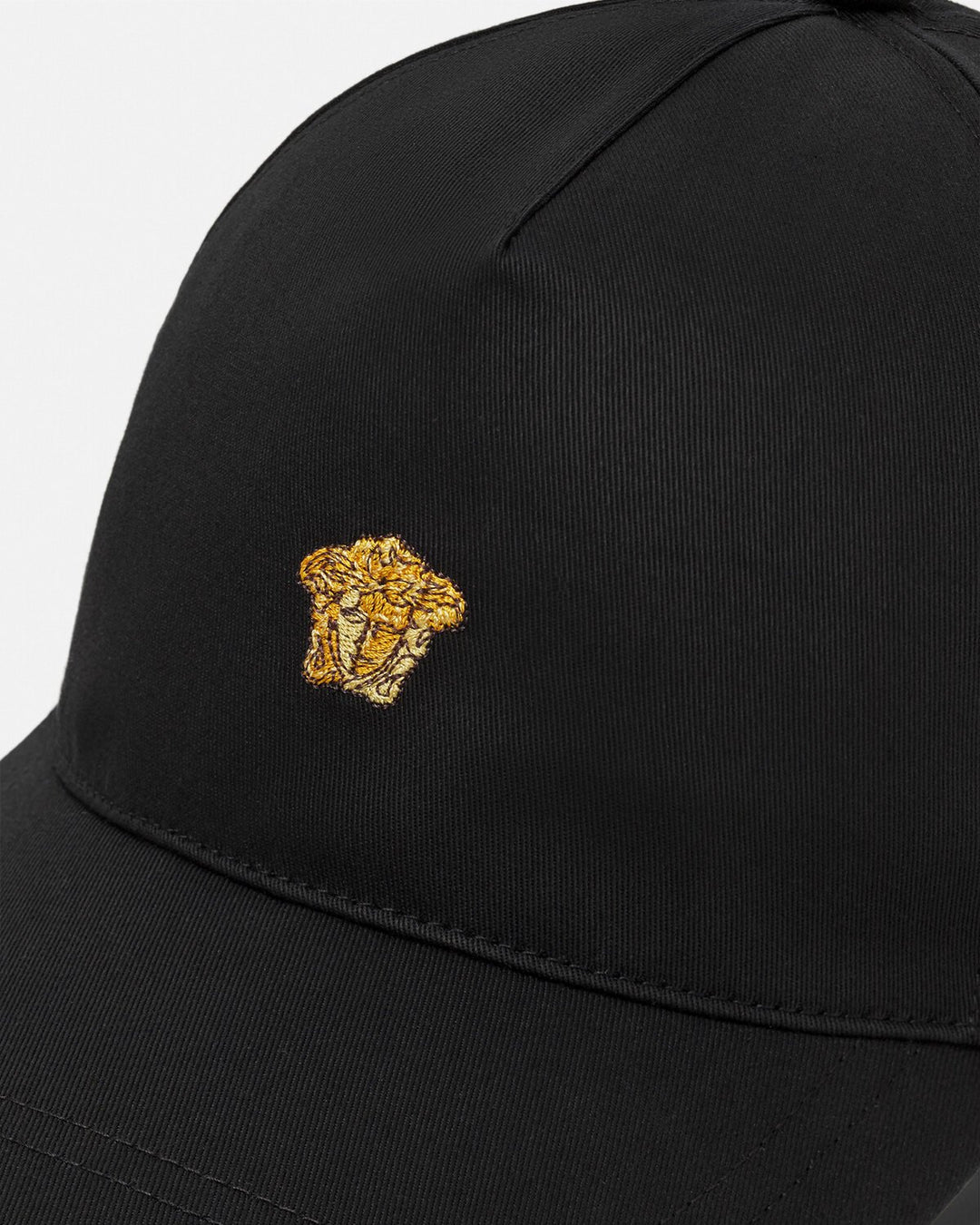 VERSACE EMBROIDERED MEDUSA BASEBALL CAP