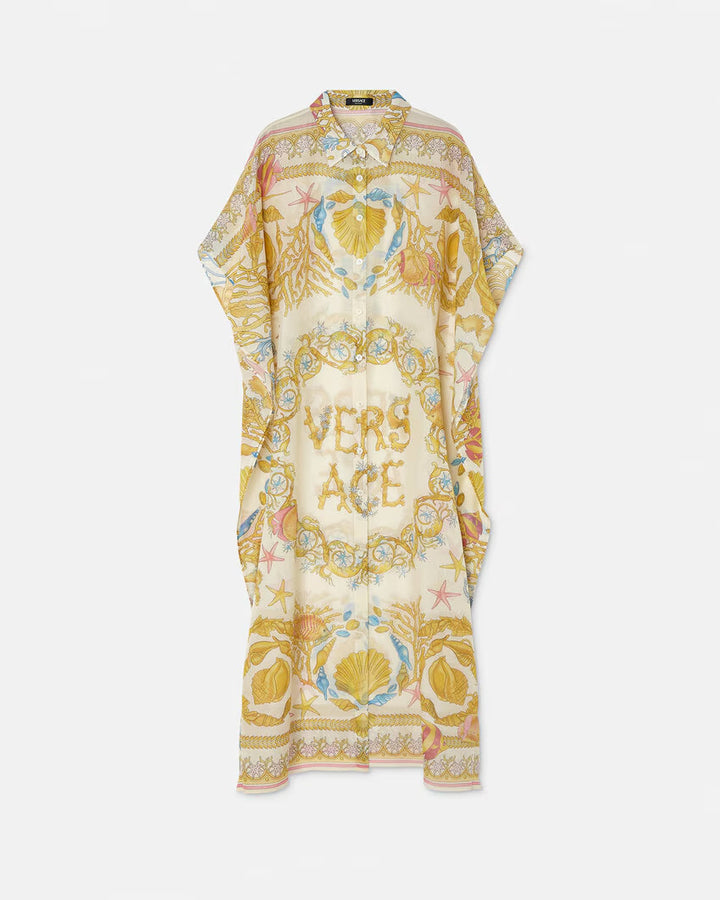 VERSACE Underwater Barocco Cover-Up Dress