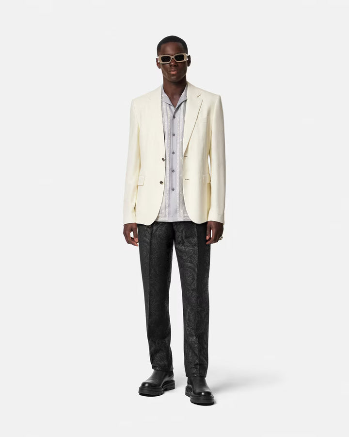 VERSACE Barocco Jacquard Formal Pants