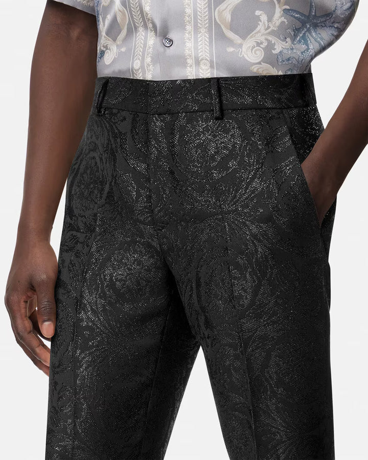 VERSACE Barocco Jacquard Formal Pants