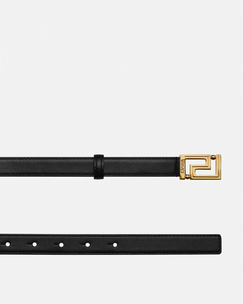VERSACE Greca Goddess Leather Belt 2 cm