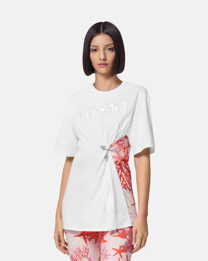 Versace Barocco Sea Safety Pin T-Shirt