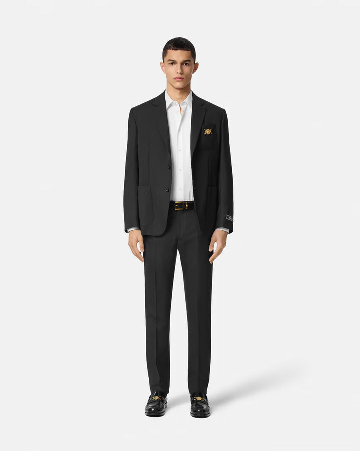 VERSACE Wool Formal Pants