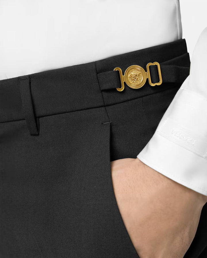 VERSACE Wool Formal Pants