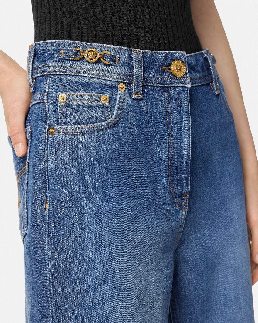 VERSACE MEDUSA '95 REGULAR-FIT JEANS
