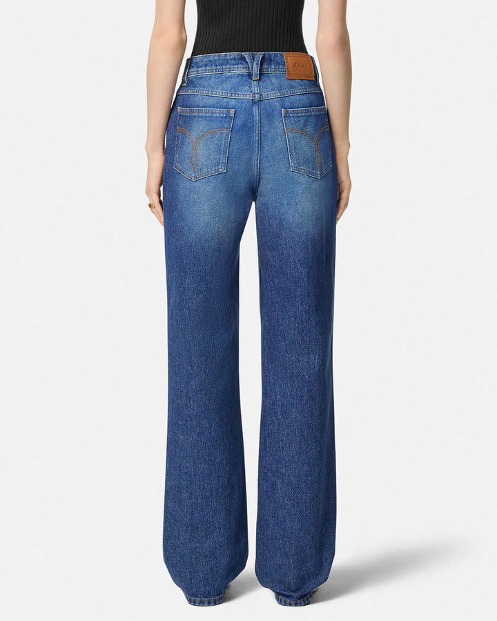 VERSACE MEDUSA '95 REGULAR-FIT JEANS