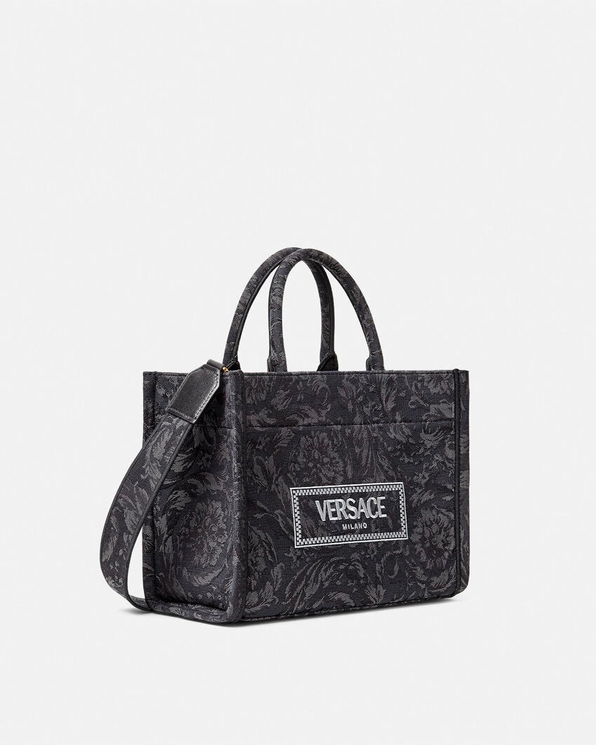 VERSACE BAROCCO ATHENA SMALL TOTE BAG