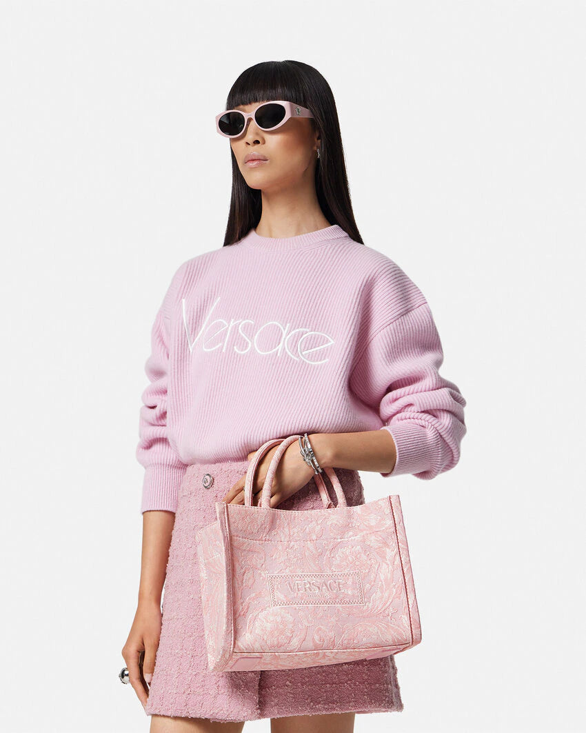 VERSACE BAROCCO ATHENA SMALL TOTE BAG