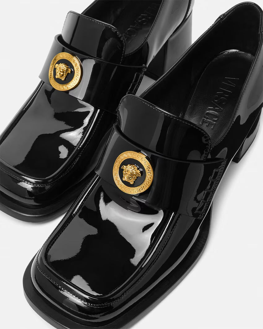 GUCCI Alia Patent Loafer Pumps 55 mm