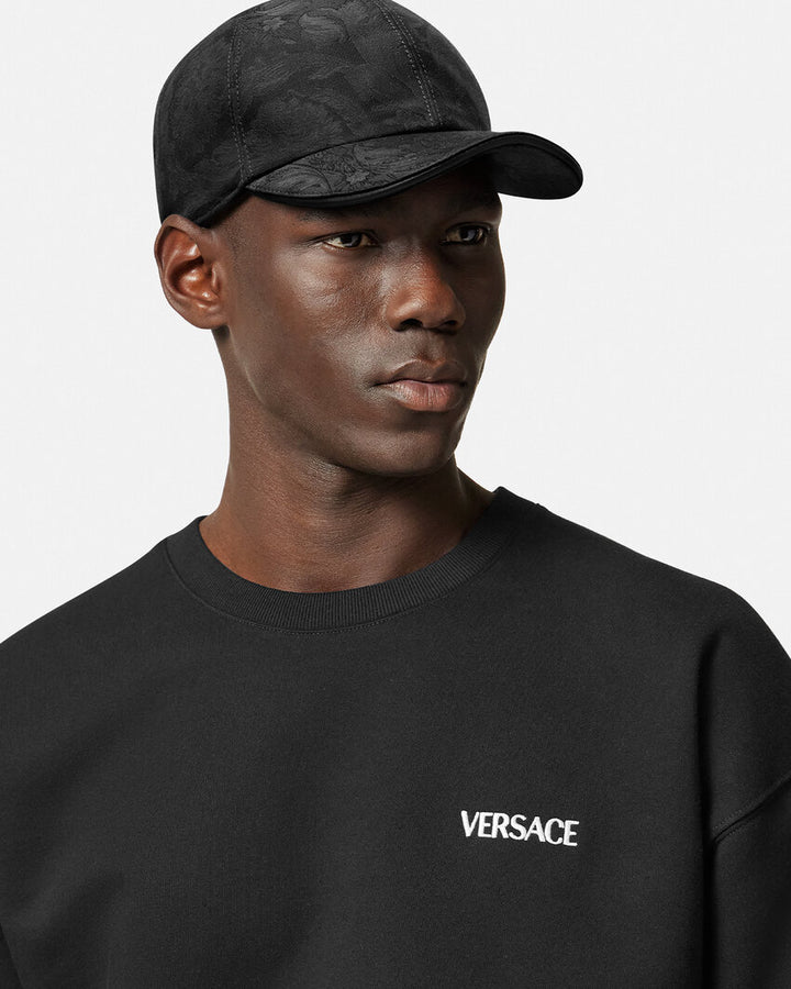VERSACE BAROCCO JACQUARD BASEBALL CAP
