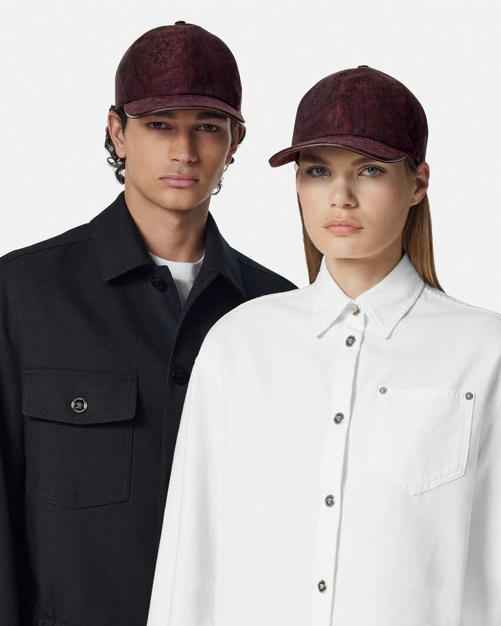 VERSACE BAROCCO JACQUARD BASEBALL CAP