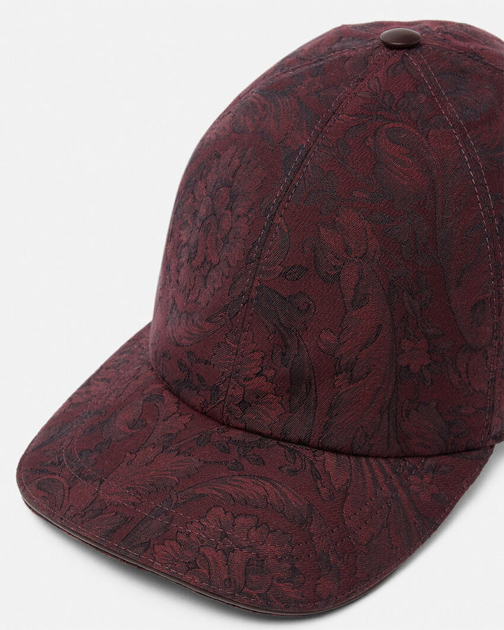 VERSACE BAROCCO JACQUARD BASEBALL CAP