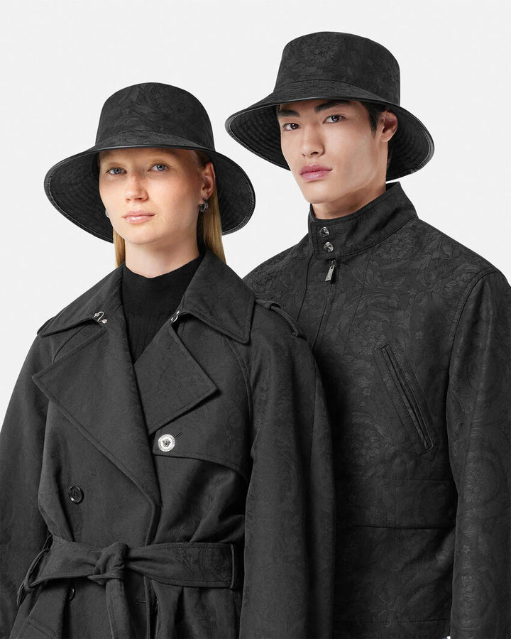 VERSACE BAROCCO JACQUARD BUCKET HAT