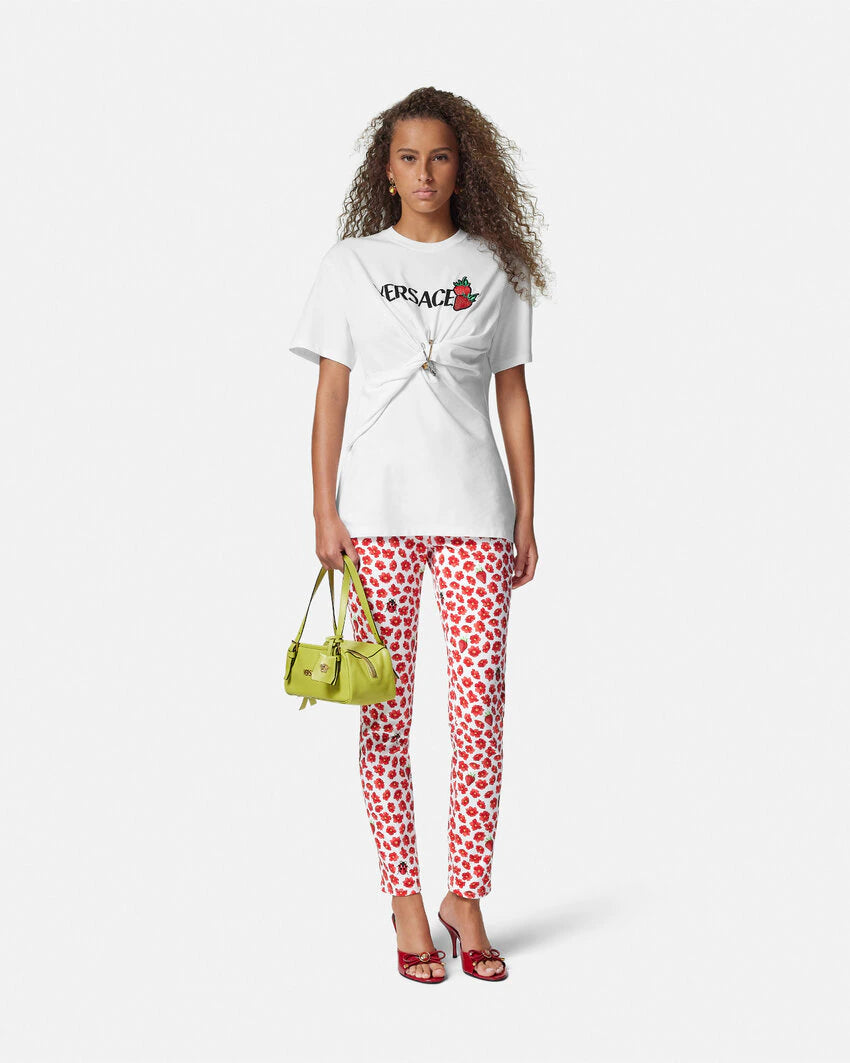 VERSACE STRAWBERRY GARDEN MEDUSA '95 SKINNY JEANS
