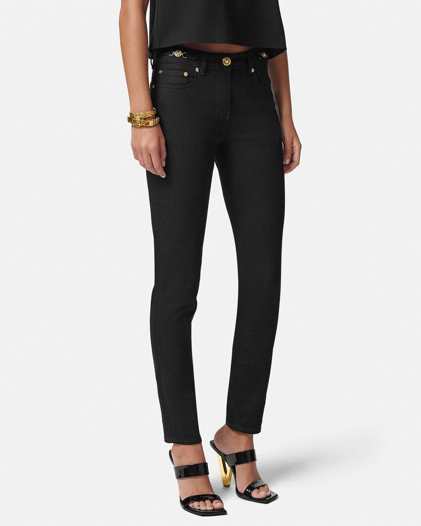 VERSACE MEDUSA '95 SKINNY JEANS