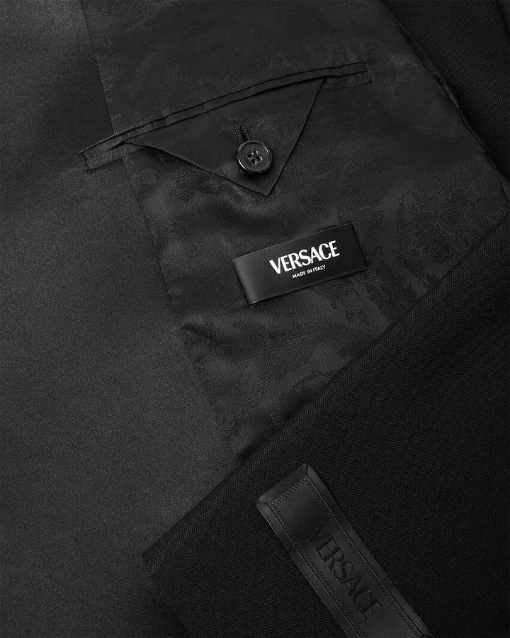 VERSACE Mohair-Blend Single-Breasted Blazer