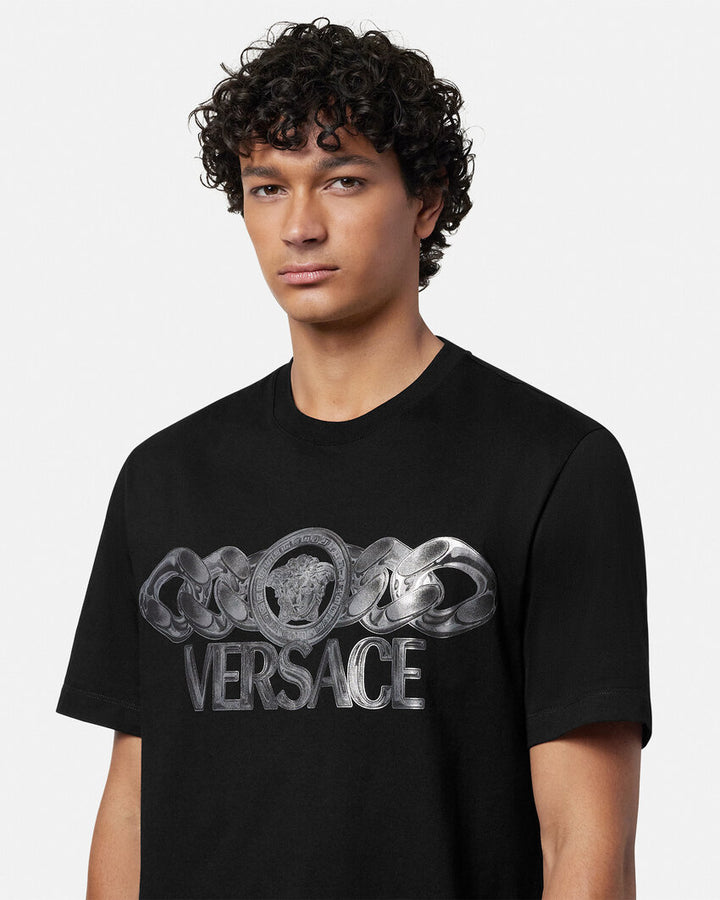Versace MEDUSA ON CHAIN T-SHIRT