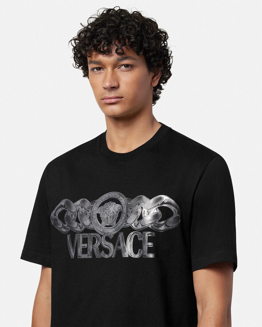 Versace MEDUSA ON CHAIN T-SHIRT