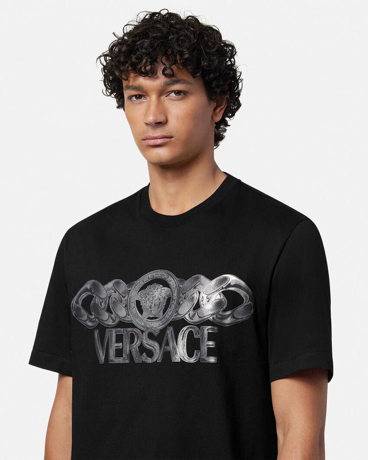 Versace MEDUSA ON CHAIN T-SHIRT