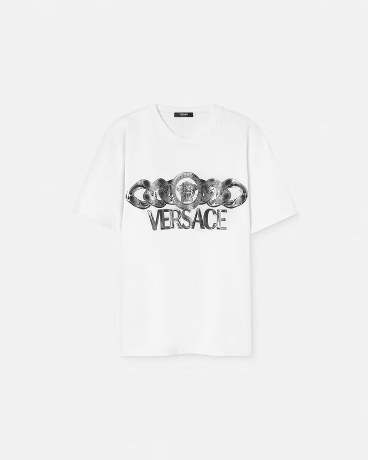 Versace MEDUSA ON CHAIN T-SHIRT