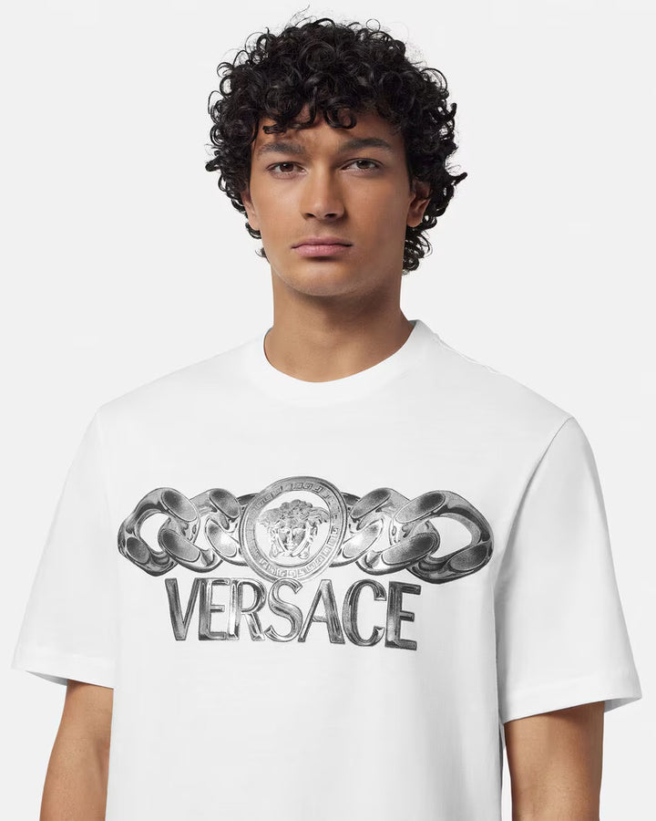 Versace MEDUSA ON CHAIN T-SHIRT