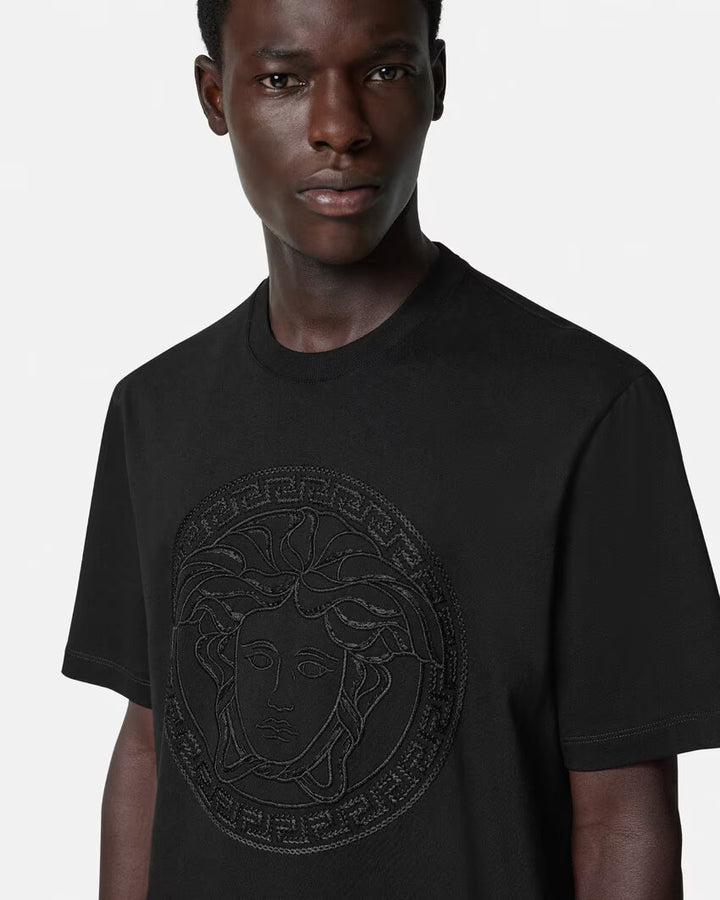Versace EMBROIDERED MEDUSA T-SHIRT