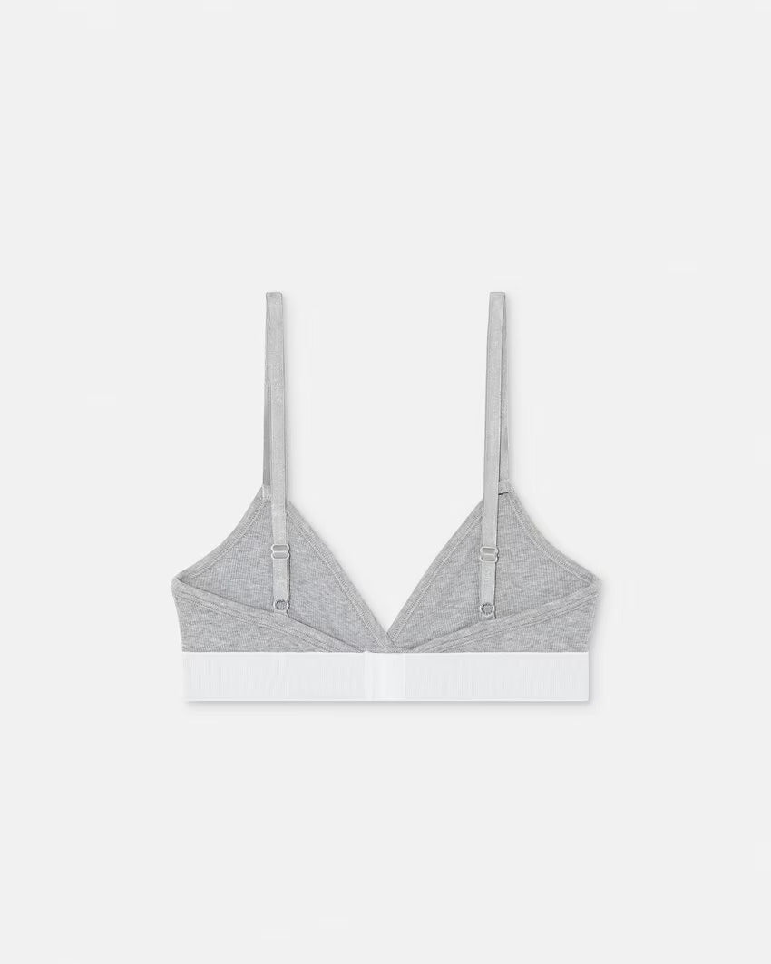 VERSACE 90s Vintage Logo Ribbed Bralette