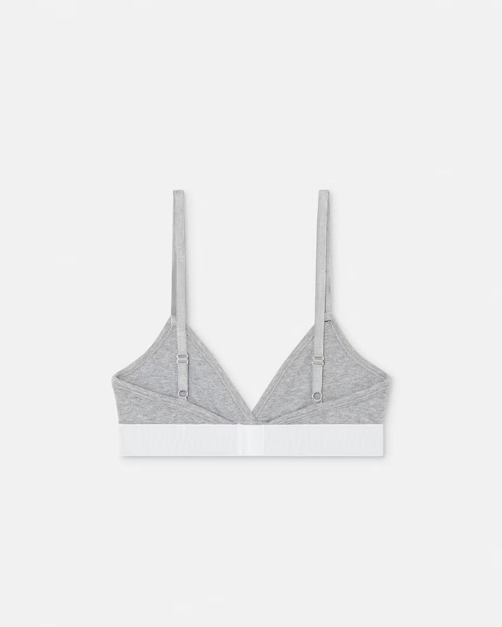 VERSACE 90s Vintage Logo Ribbed Bralette