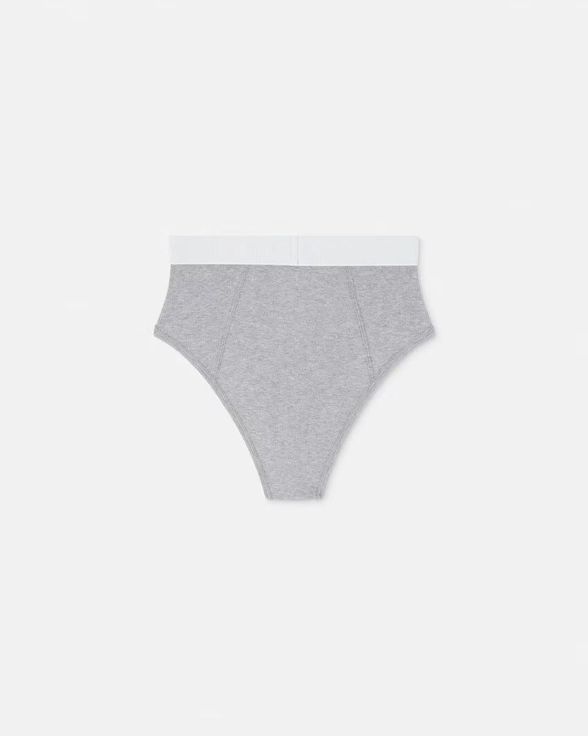 VERSACE 90s Vintage Logo Ribbed Briefs