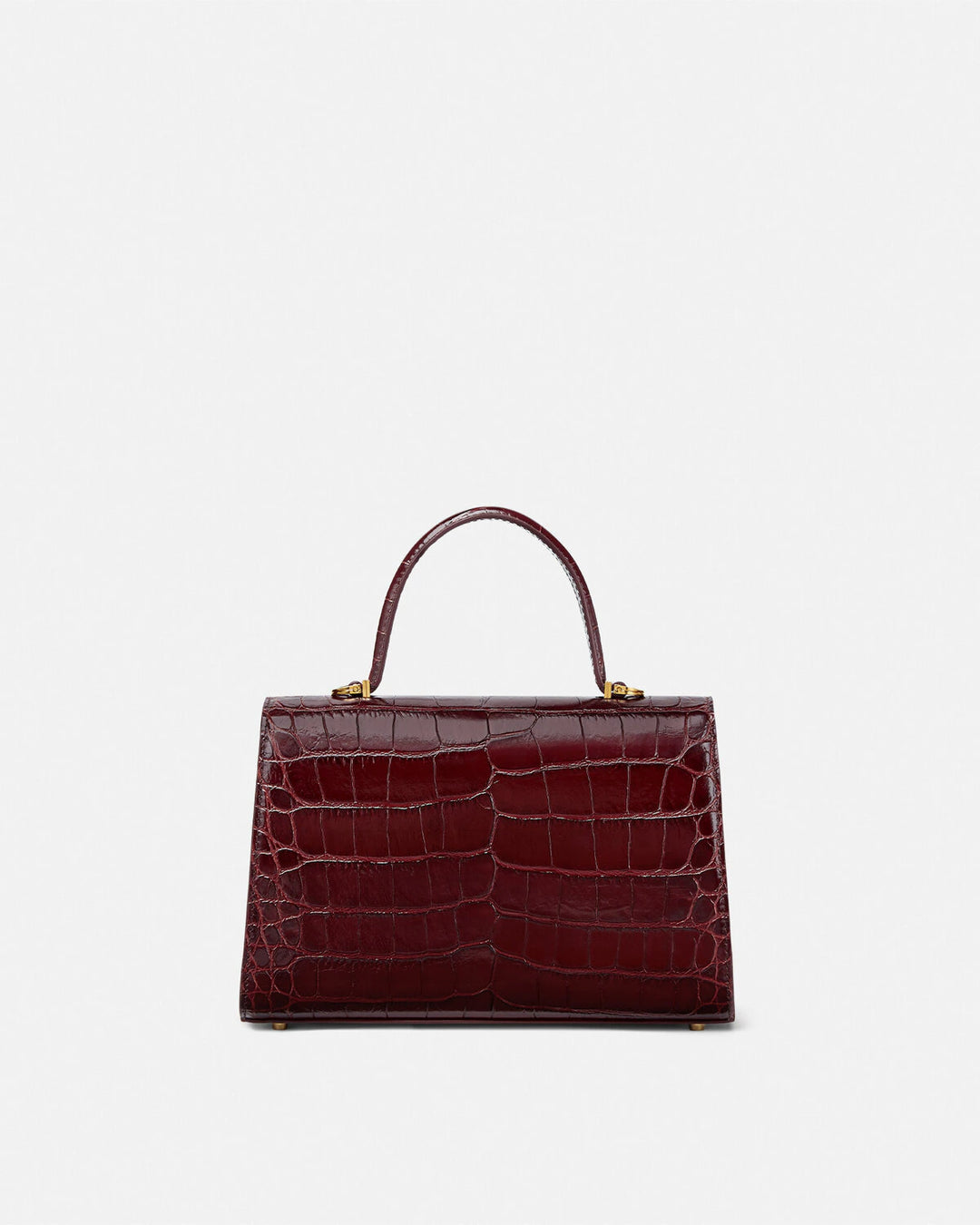 VERSACE CROC-EFFECT MEDUSA '95 HANDBAG