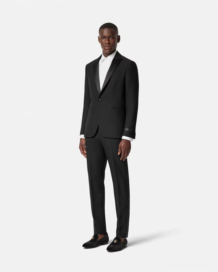VERSACE Mohair-Blend Formal Pants