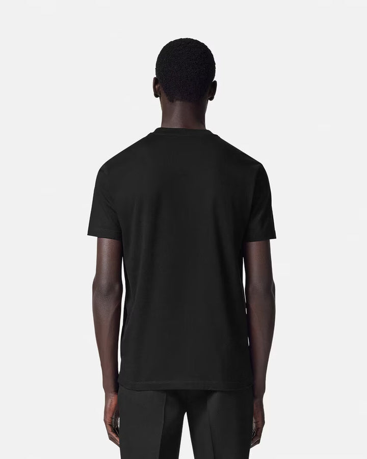 Versace EMBROIDERED CRYSTAL MEDUSA T-SHIRT