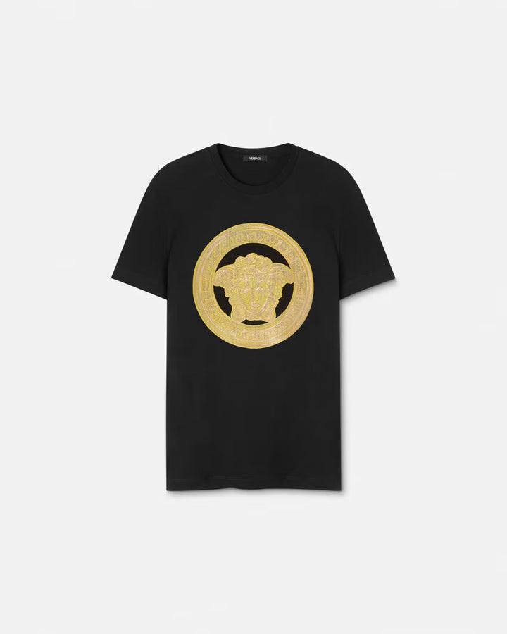 Versace EMBROIDERED MEDUSA T-SHIRT