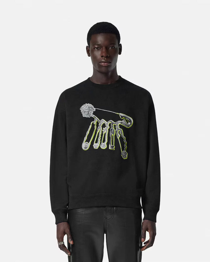 VERSACE POP PIN SWEATSHIRT
