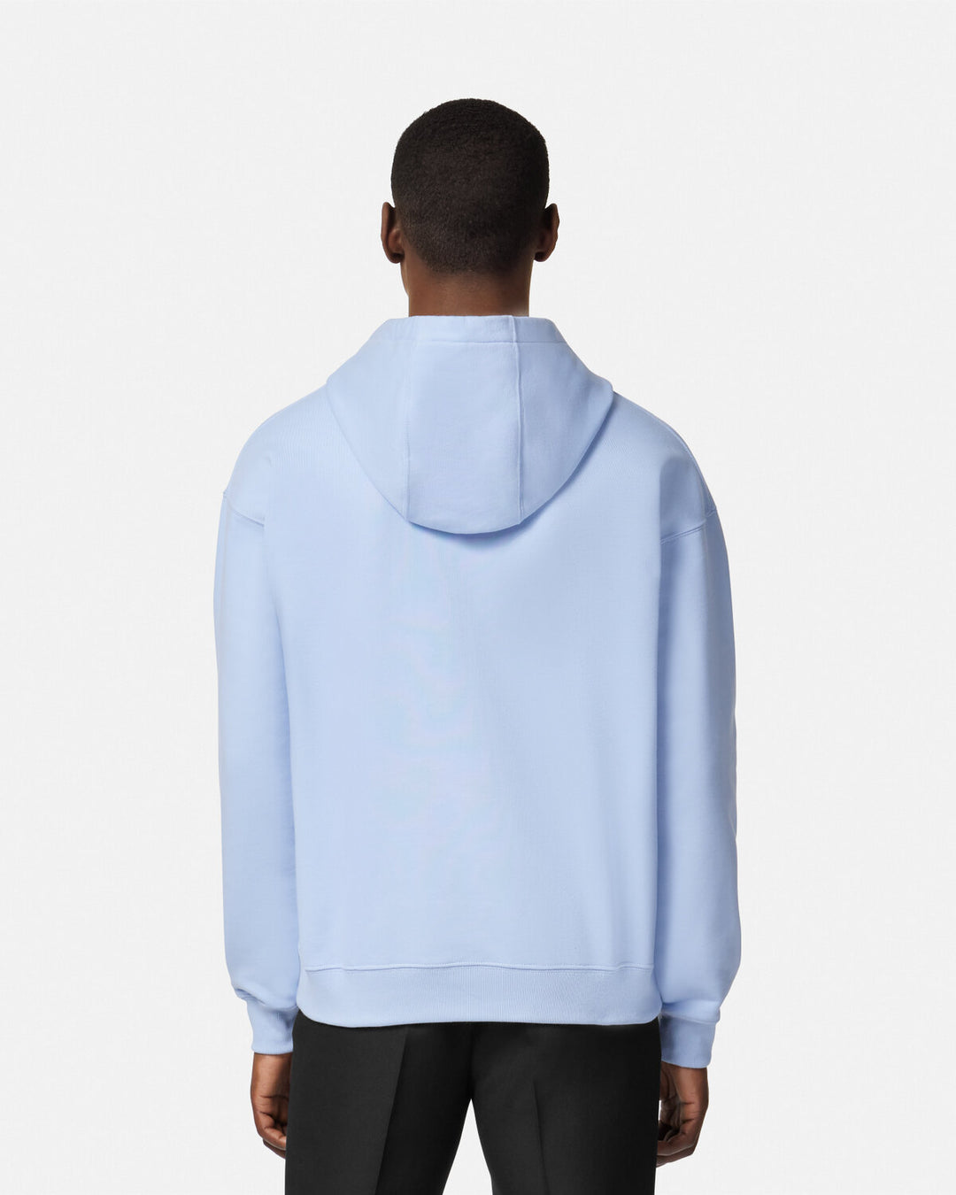 Versace EMBROIDERED UNIVERSITY CORAL HOODIE