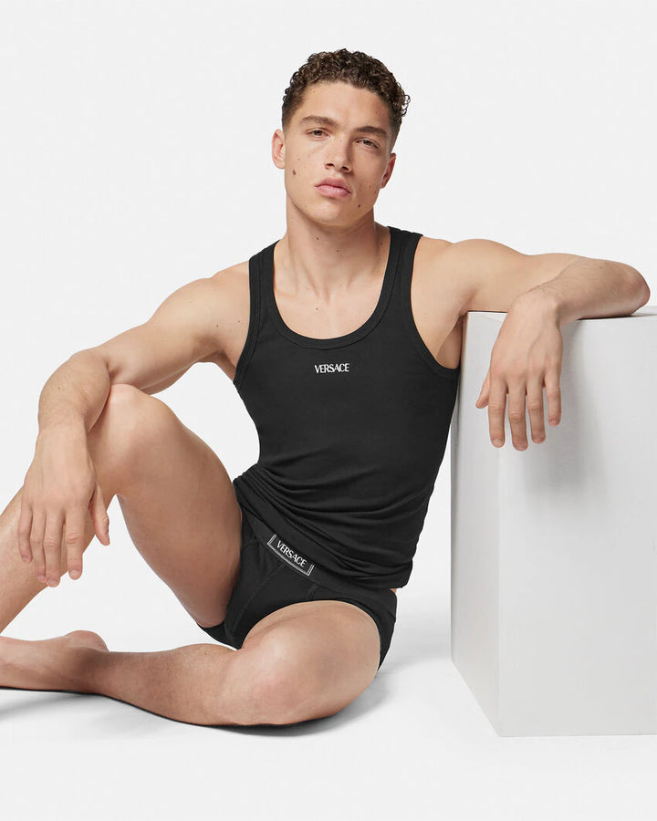 VERSACE 90S VINTAGE LOGO BRIEFS