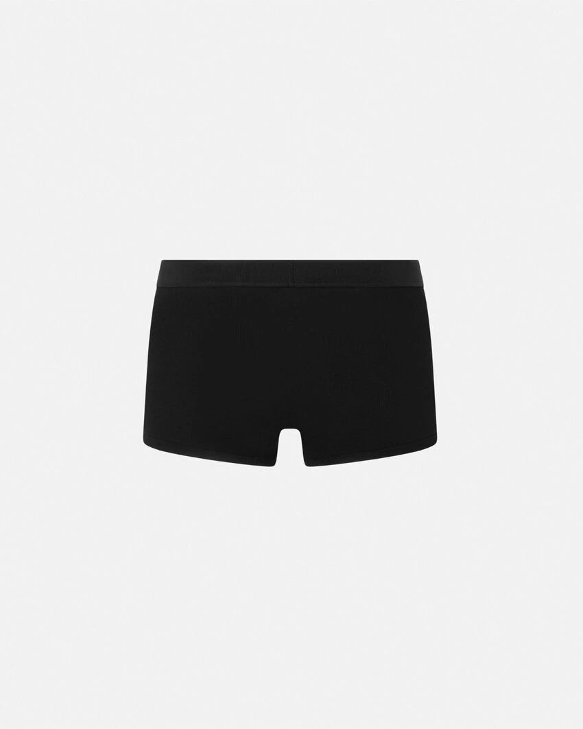 VERSACE 90S VINTAGE LOGO RIBBED TRUNKS