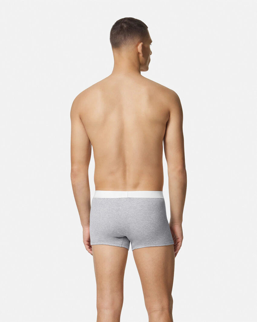 VERSACE 90S VINTAGE LOGO RIBBED TRUNKS