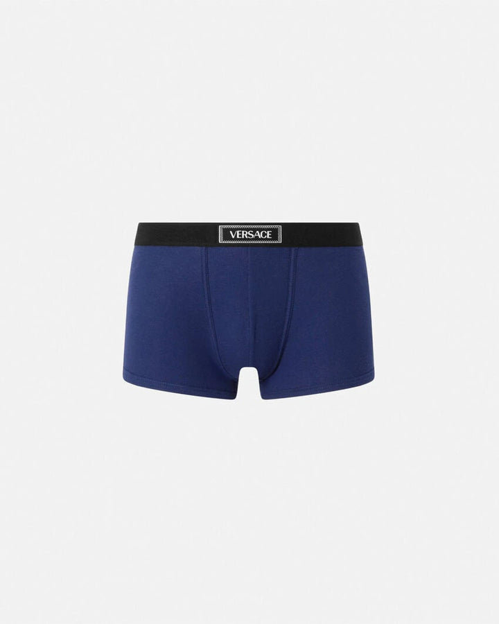 VERSACE 90S VINTAGE LOGO RIBBED TRUNKS