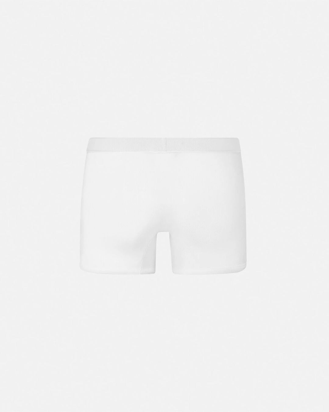 VERSACE 90S VINTAGE LOGO RIBBED LONG TRUNKS