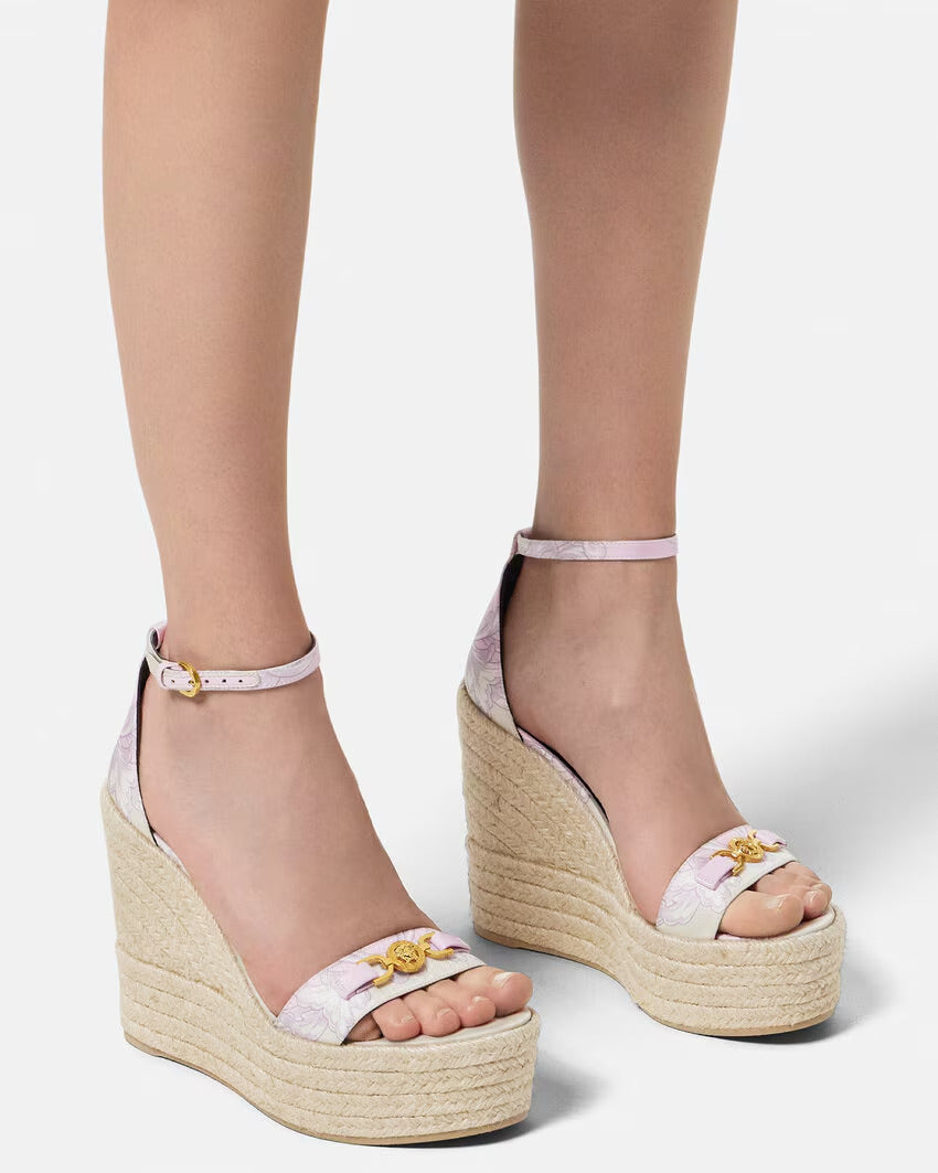 VERSACE Barocco Medusa '95 Wedge Sandals 120 mm