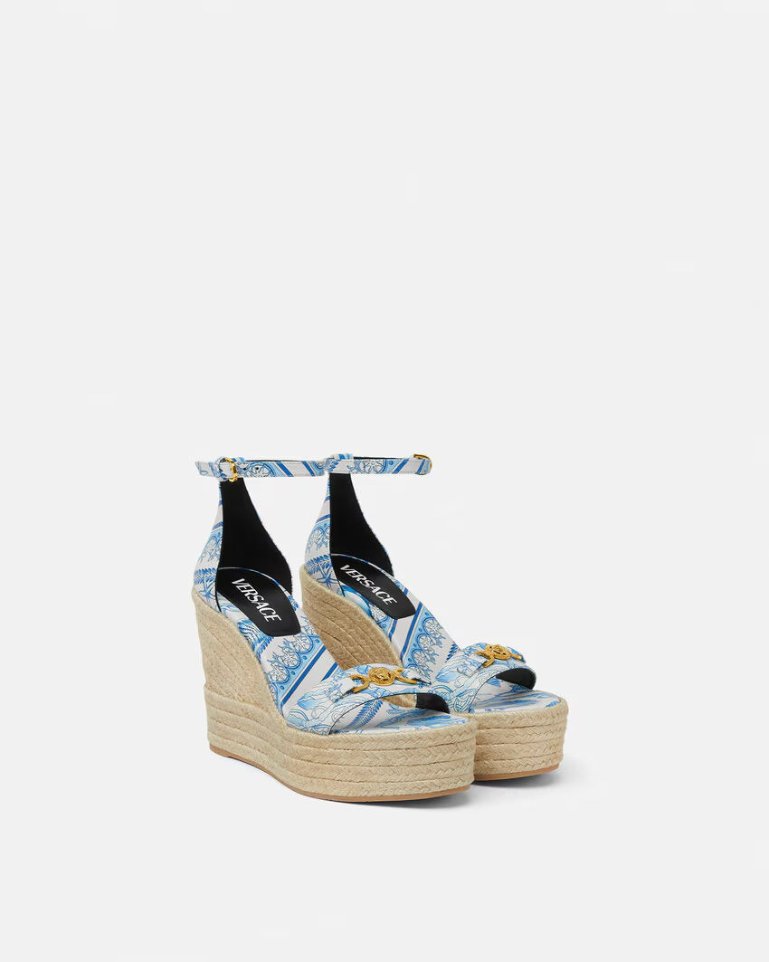 VERSACE Medusa '95 Wedge Sandals 120 mm