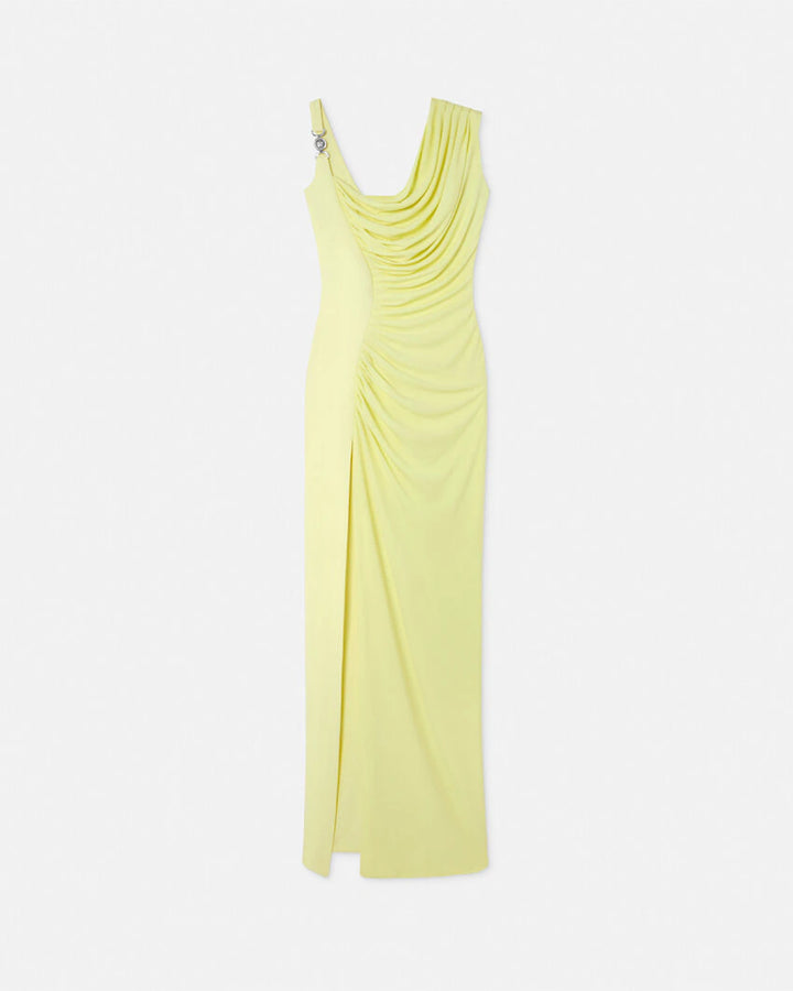VERSACE MEDUSA '95 DRAPED GOWN