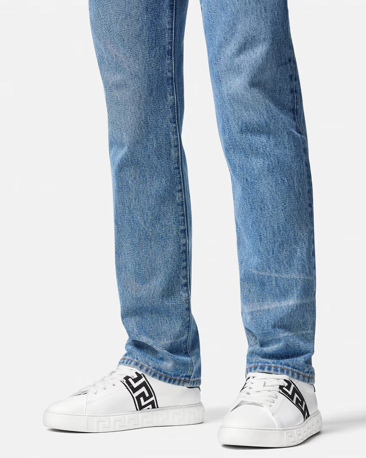 VERSACE Embroidered Greca Sneakers