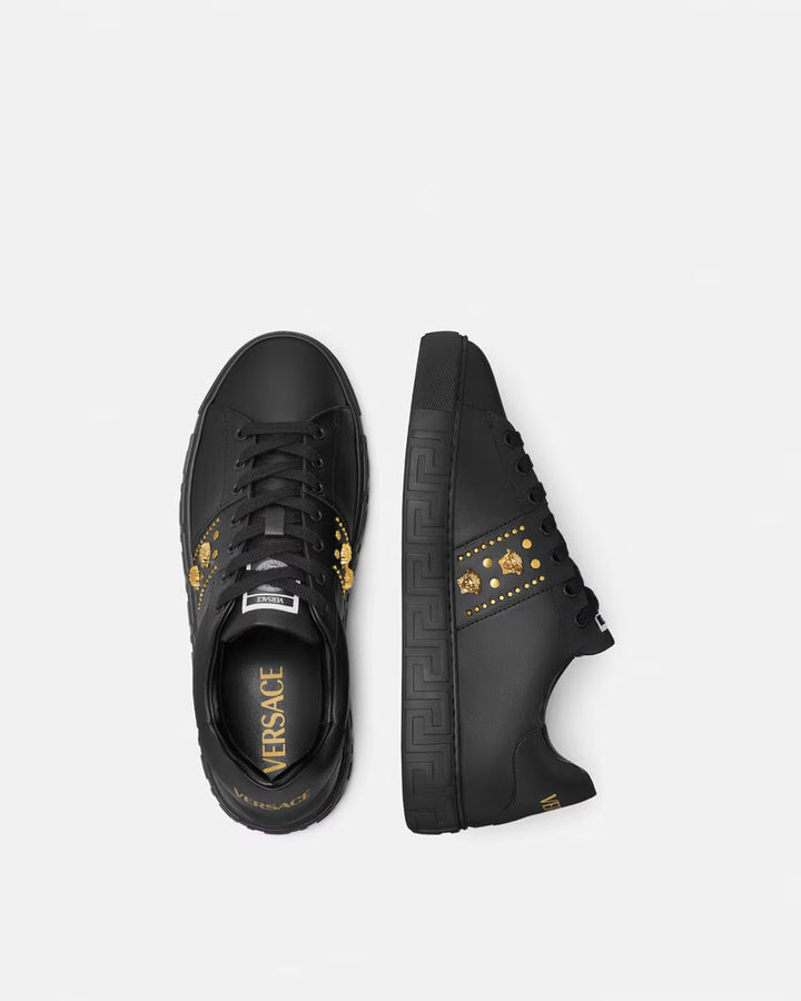 VERSACE Studded Greca Sneakers